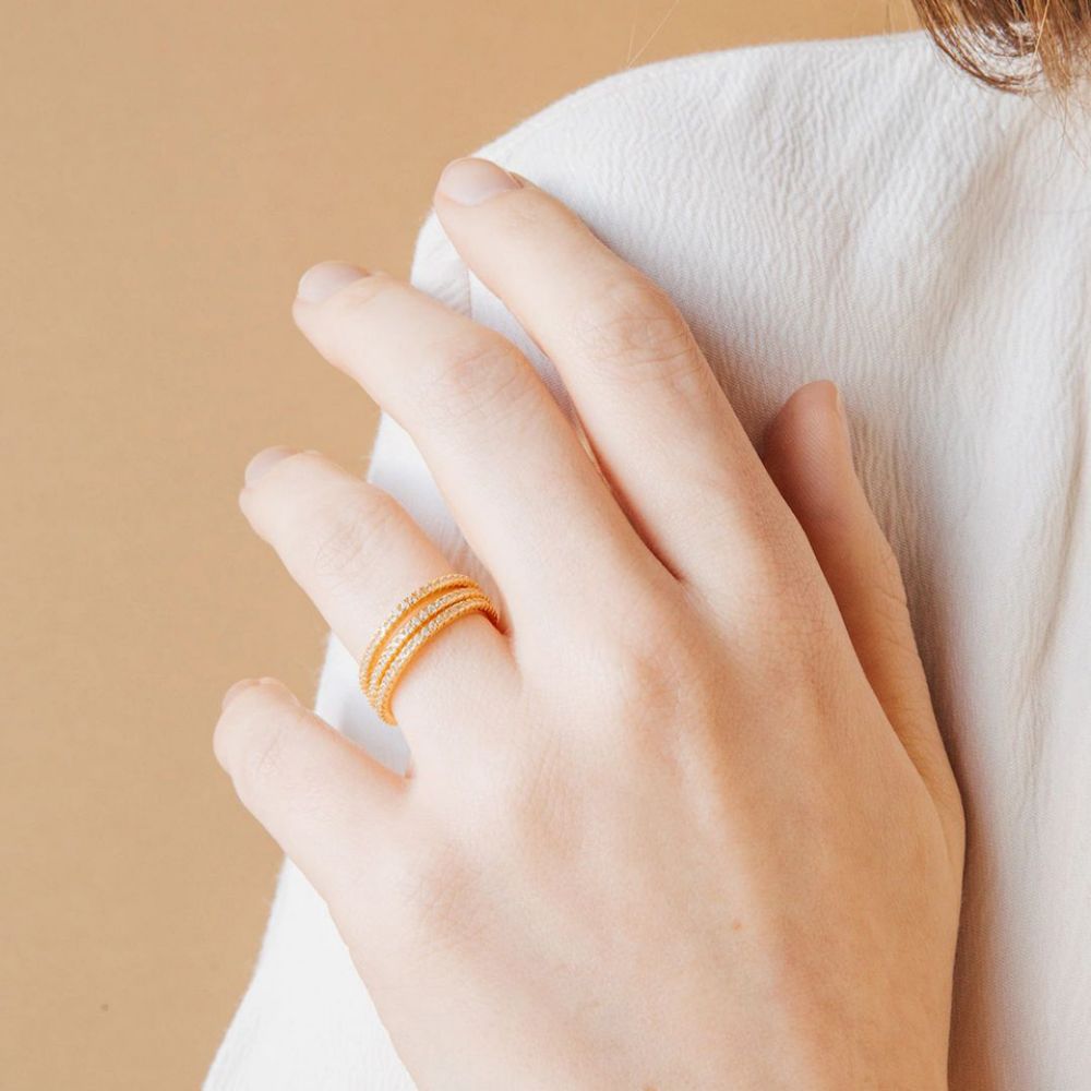 5g Weight PVD Coated Gold Plating Process Real Gold Plated Plating Material Birthstone Inlay Material Rings Classification 5, 6, 8 Ring Size 1 Piece Quantity Daily Occasion 316 Stainless Steel Material Geometric Pattern All Seasons Season Women's Gender Inlay Design IG Style Style Real Gold Plated 316 Stainless Steel PVD Coated Birthstone Geometric IG Style Rings For Women's 4