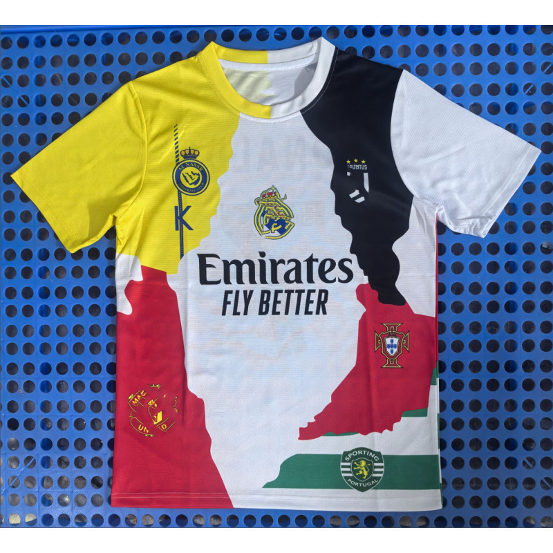 252 ホットサッカーユニフォーム サッカーユニフォーム トレーニングウェア スペシャルエディション 記念版 プレゲームジャージ 半袖 クローバー|undefined