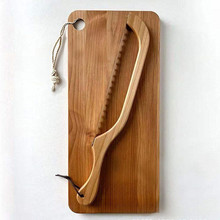 木制面包弓刀砧板套装面包吐司切片砧板法棍切片刀带砧板