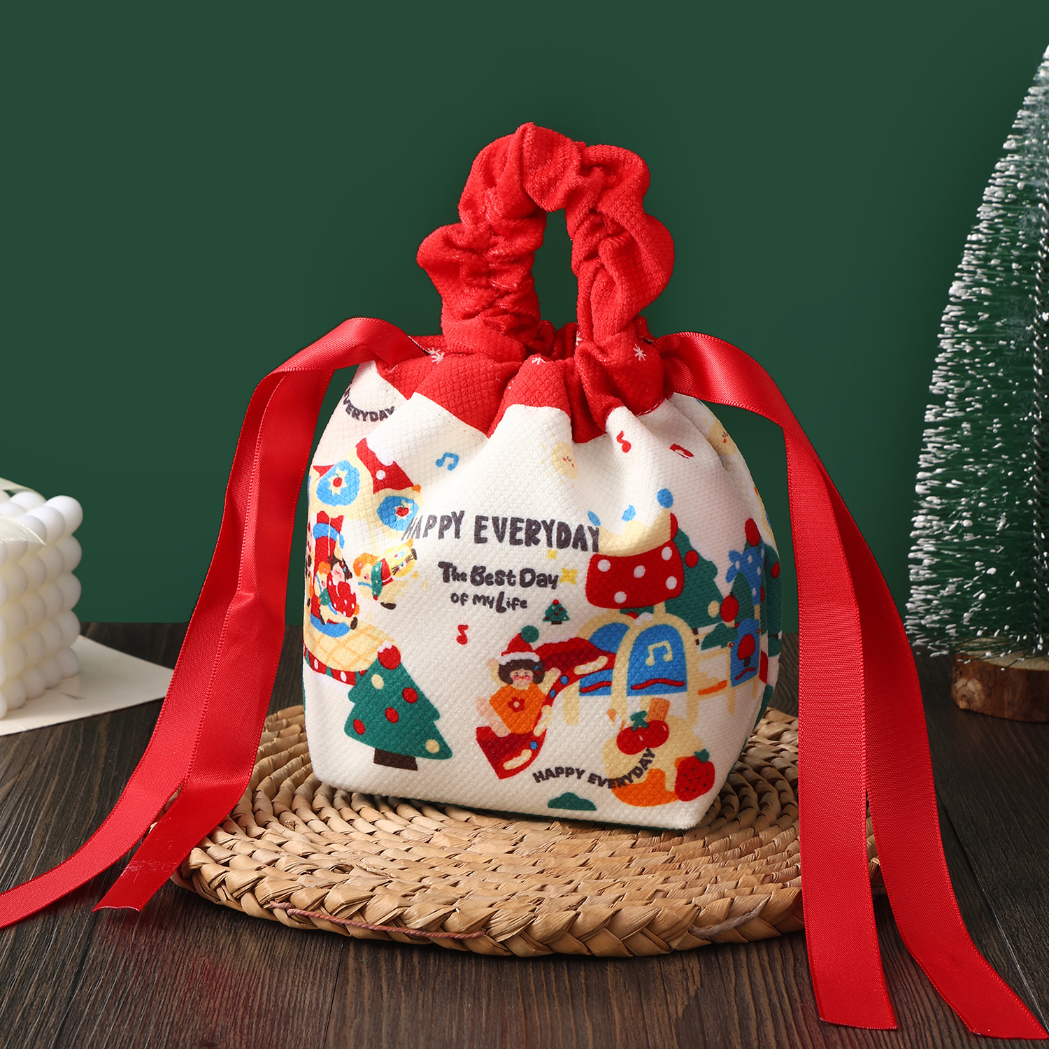 Caja de dulces de boda para bebés Bolsa de dulces para el día de los niños Caja de regalo de luna llena con la mano Caja vacía de cumpleaños Caja de nacimiento para niños al por mayor