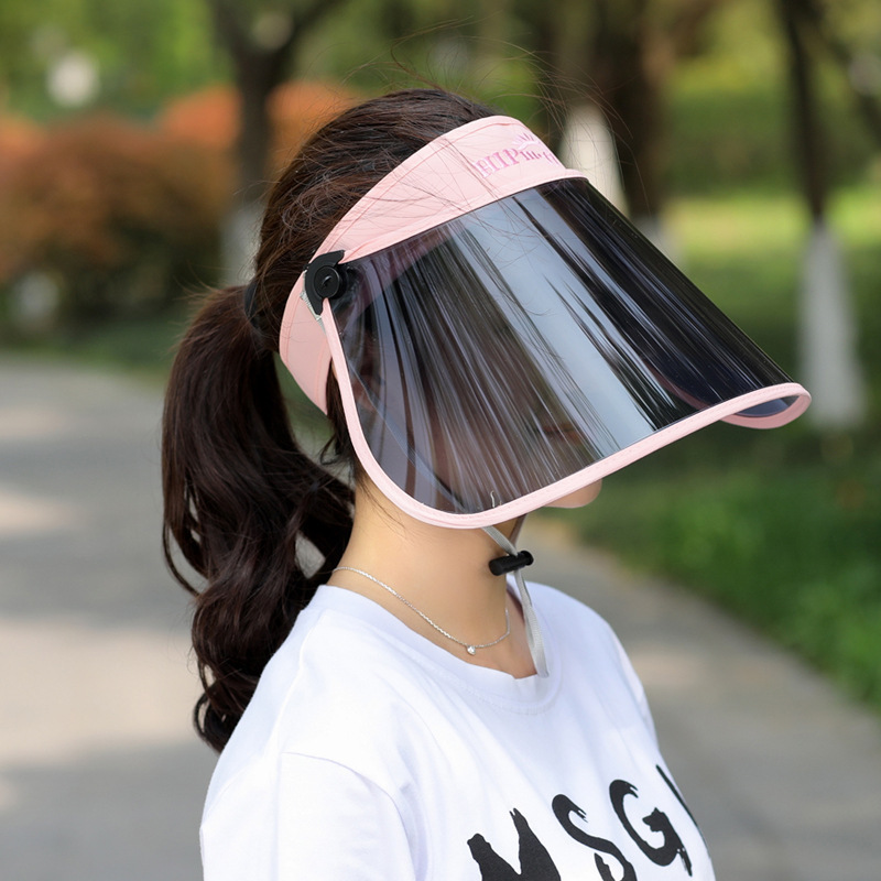 Summer Large Lens Sunshade Empty Top Hat Women's Foldable All-match Sunscreen Sun Hat Breathable Large Riding Riding Hat Summer Large Lens Sunshade Empty Top Hat Women's Foldable All-match Sunscreen Sun Hat Breathable Large Riding Riding Hat