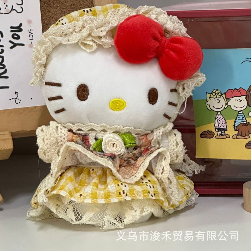 ハローキティバッグペンダントリトルシェフシリーズハローキティ人形ペンダントかわいい漫画人形キーホルダー|undefined