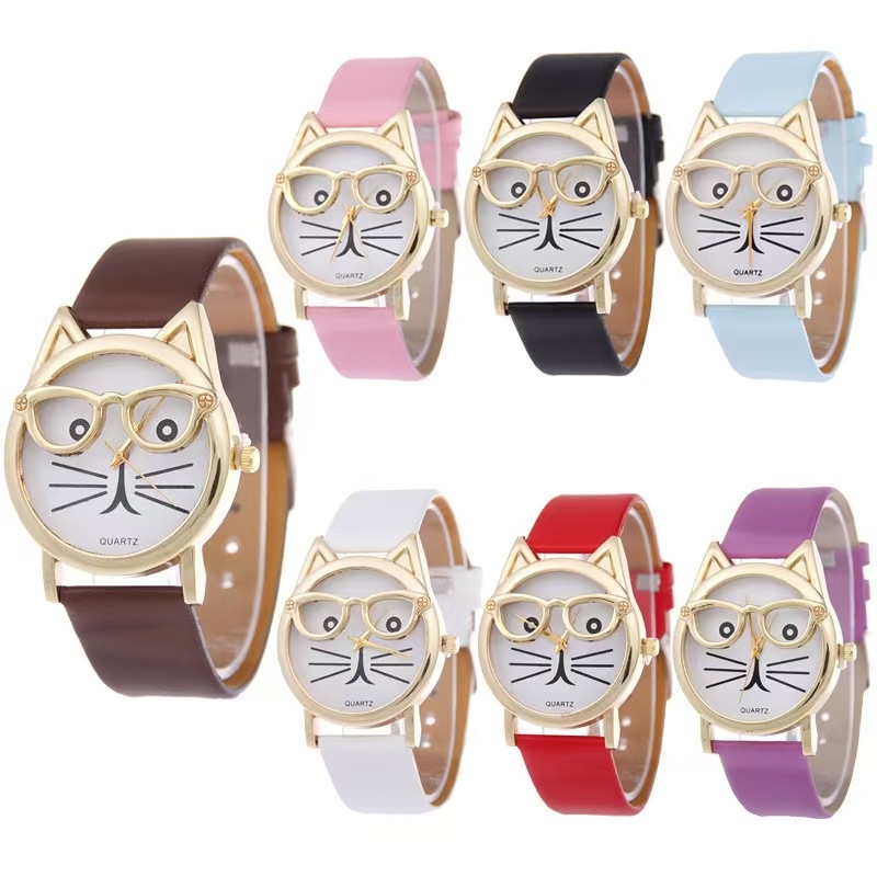 Cute Style Cute Cat Buckle Quartz Watch Women's Watches