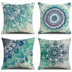 亞馬遜波西米亞風靠枕家居臥室床頭靠墊 客廳沙發亞麻抱枕套