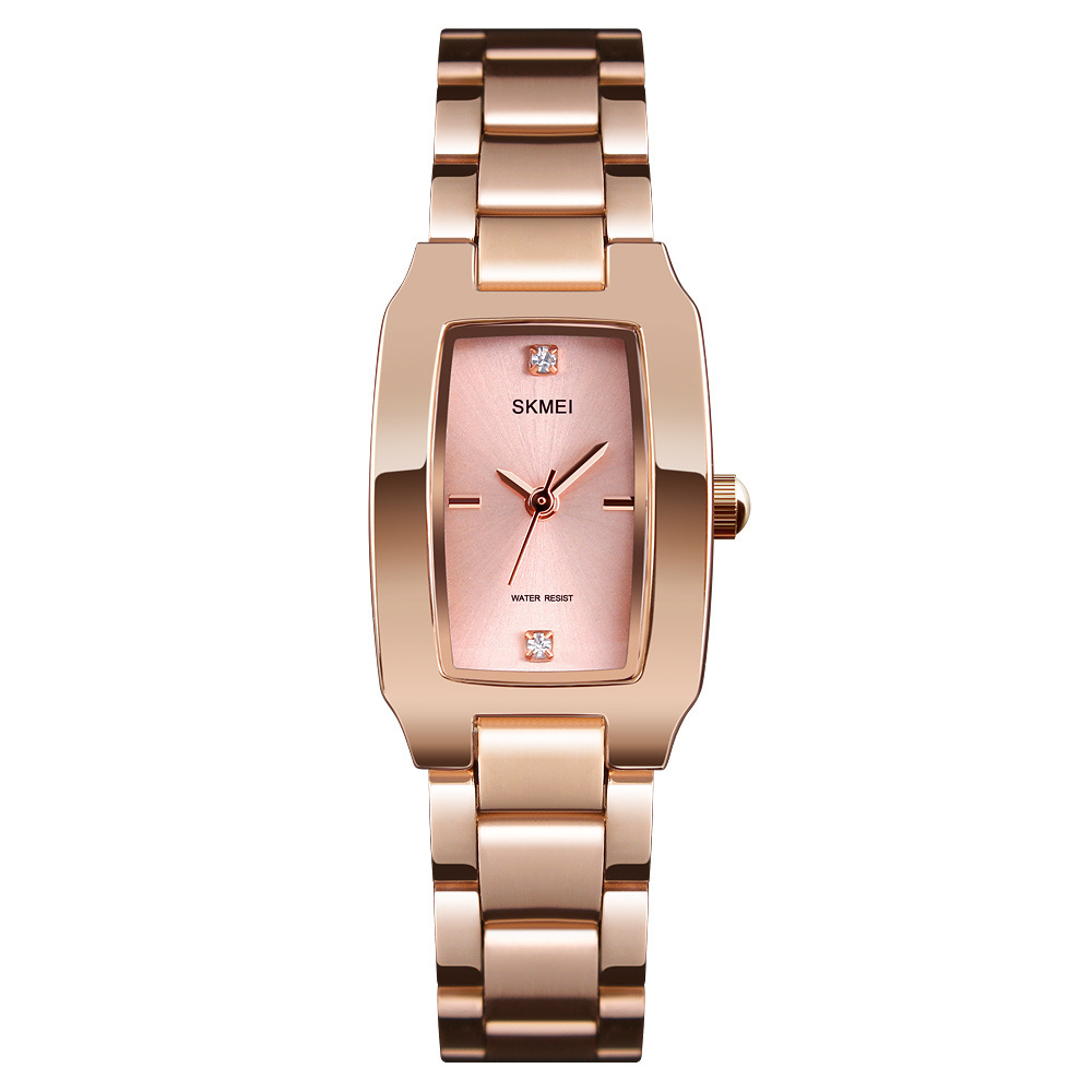 Momento de venta transfronteriza caliente cuadrada relojes de acero correa de acero de moda relojes de cuarzo relojes de mujer mayoristas spot