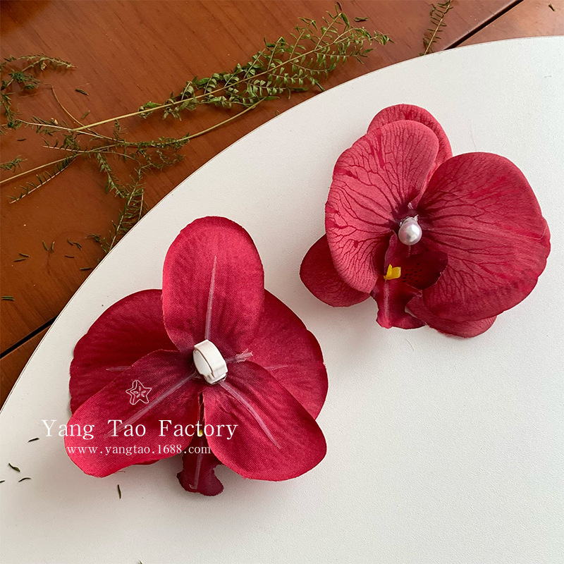 Botones de flores tailandesas de vacaciones en el mar botones de flores atmósfera nicho fotos sandalias accesorios botones de zapatos