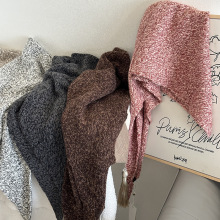 苏格兰邓肯披肩高品质欧美风三角巾冬季保暖羊毛围巾户外坎肩优雅