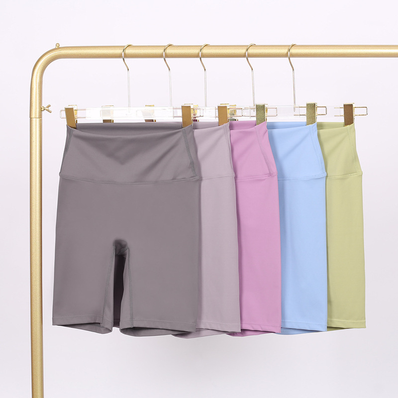 (in Stock) Barely-There Feel High-Waisted Yoga Shorts, Butt-Lifting Sports Fitness Shorts for Women, Slimming Effect (in Stock) Barely-There Feel High-Waisted Yoga Shorts, Butt-Lifting Sports Fitness Shorts for Women, Slimming Effect