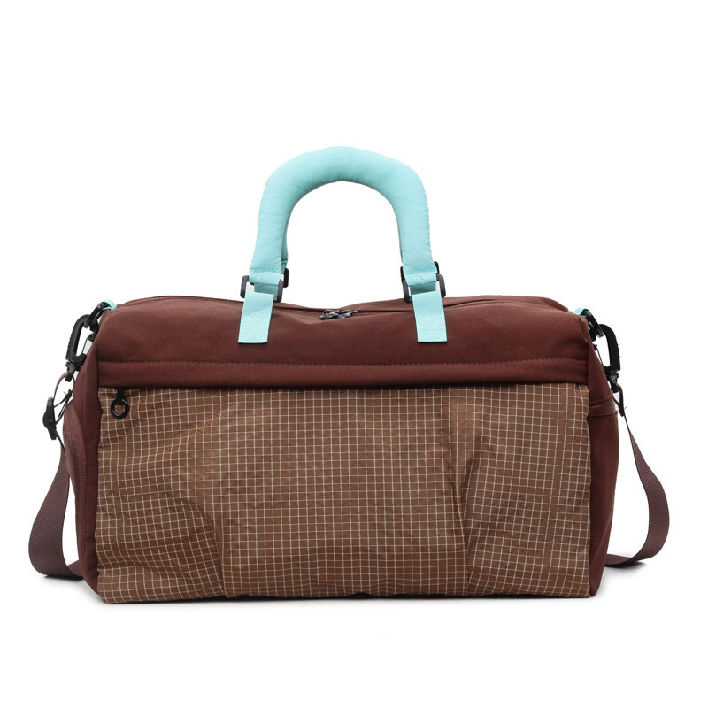 Cross-Border New Fashion Multi-Functional Portable Travel Bag, Large-Capacity Sports and Fitness Bag Set, Trolley Portable Luggage Bag