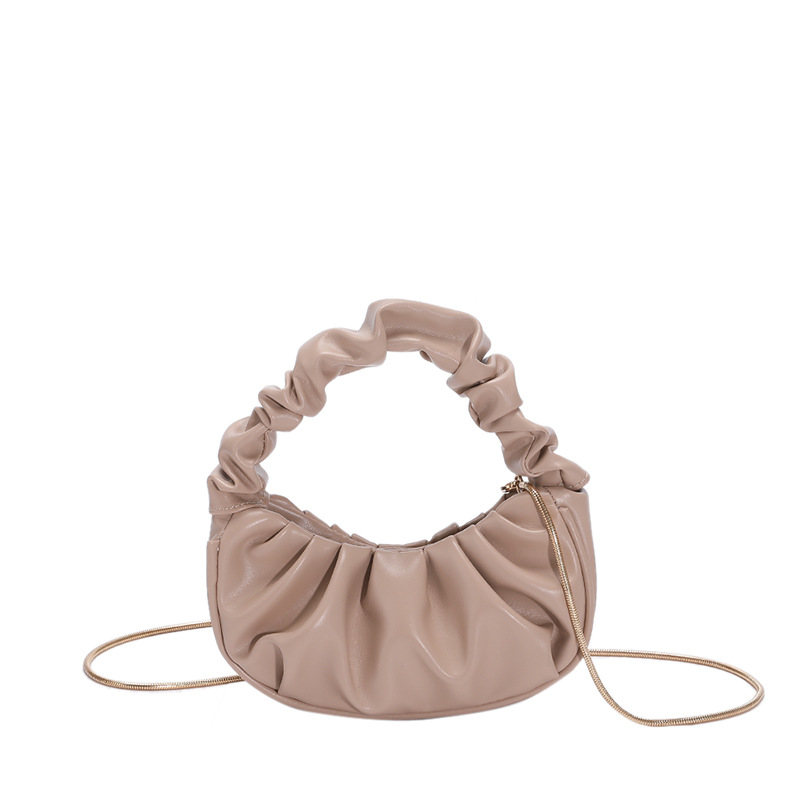 2024 Estate Nuovo Trendy Internet Rosso Versatile Monospalla Sottobraccio Alla Moda Portatile Semplice Piegato Borsa Nuvola_voghion.com