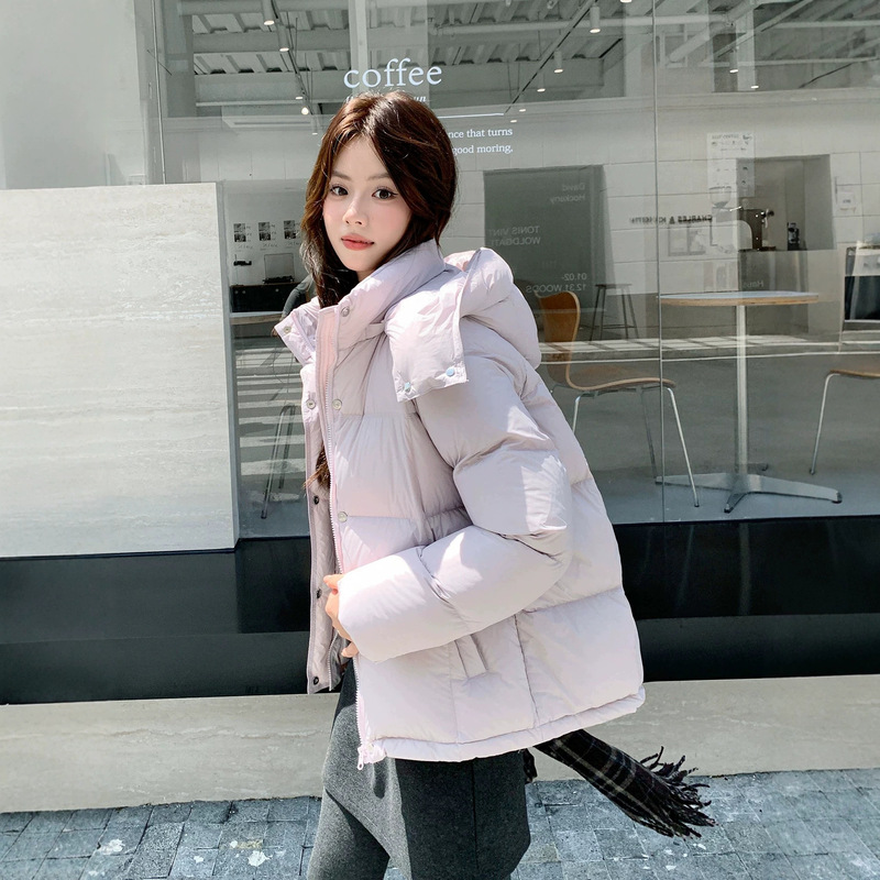 2026 new winter hooded down jacket for women, short style, 90% white duck down, thickened puffer coat, suitable for petite figures 2026 new winter hooded down jacket for women, short style, 90% white duck down, thickened puffer coat, suitable for petite figures