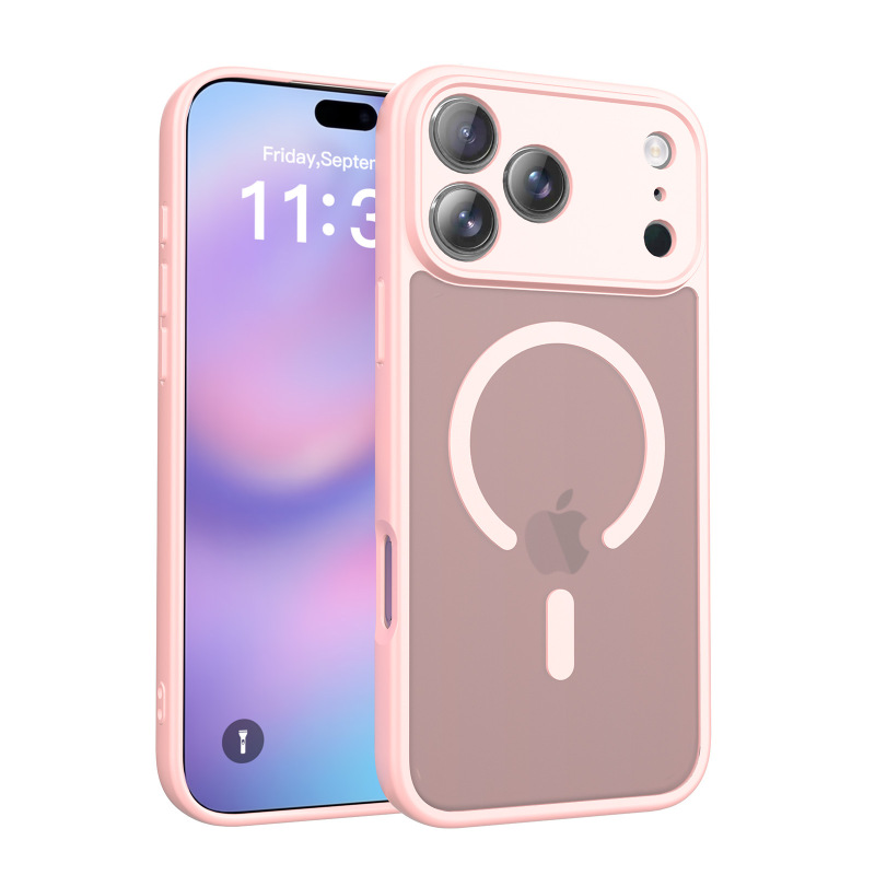 跨境适用iPhone17promax手机壳磨砂肤感苹果16全包磁吸防摔保护套|undefined