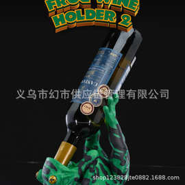 跨境新品搞怪青蛙酒架