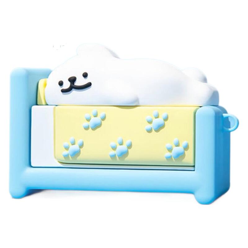 可爱睡觉线条小狗AirPodspro2保护套1/2代苹果耳机套AirPods3代新|undefined