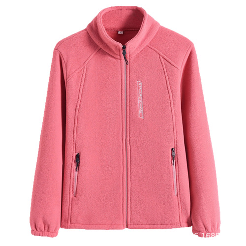 Women's Fleece Jacket with Puffer Fill, Thickened and Warmed Ullapalooza Collar Opening Cardigan Outdoor Sport Warm Sweatshirt Top