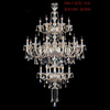 Cristal ceiling lamp for living room, candle for country house, European style
