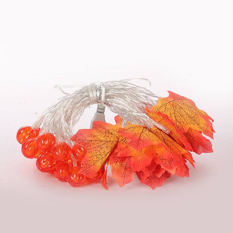 단풍잎(단엽) + 둥근 호박