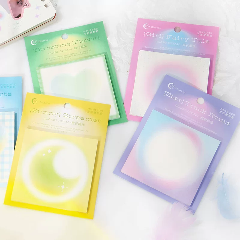 Note for Convenience Paste the glazed dream series high value fresh, simple, simple hand account material, message, message