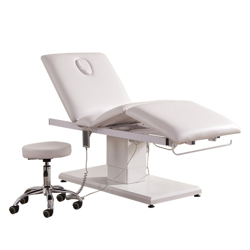 Cama de belleza elevadora totalmente eléctrica suministrada directamente por fábrica, cama multifuncional de masaje especial para sala de belleza