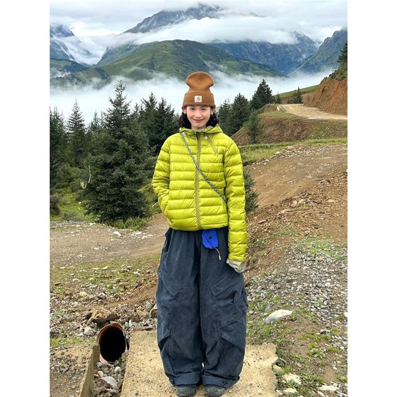 连帽轻薄户外排骨羽绒服男女2025新款白鸭绒旅行防风御寒情侣外套|undefined