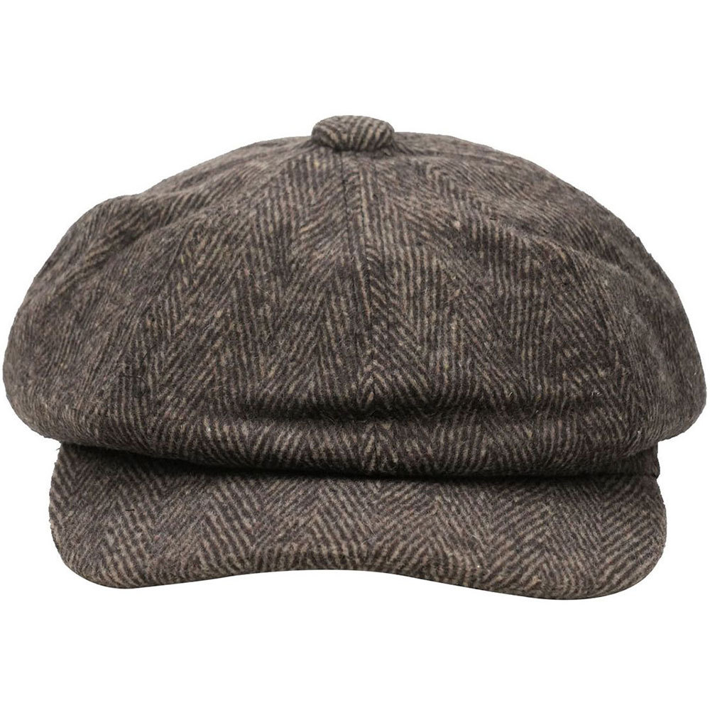 Retro otoño y invierno sombrero casual británico sombrero octogonal sombrero hombre boina de boca de pato hombre otoño y invierno sombrero de chicas de periódicos
