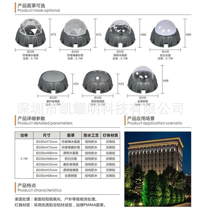10公分512点光源户外防水七彩跑马灯楼体亮化二次封装全彩像