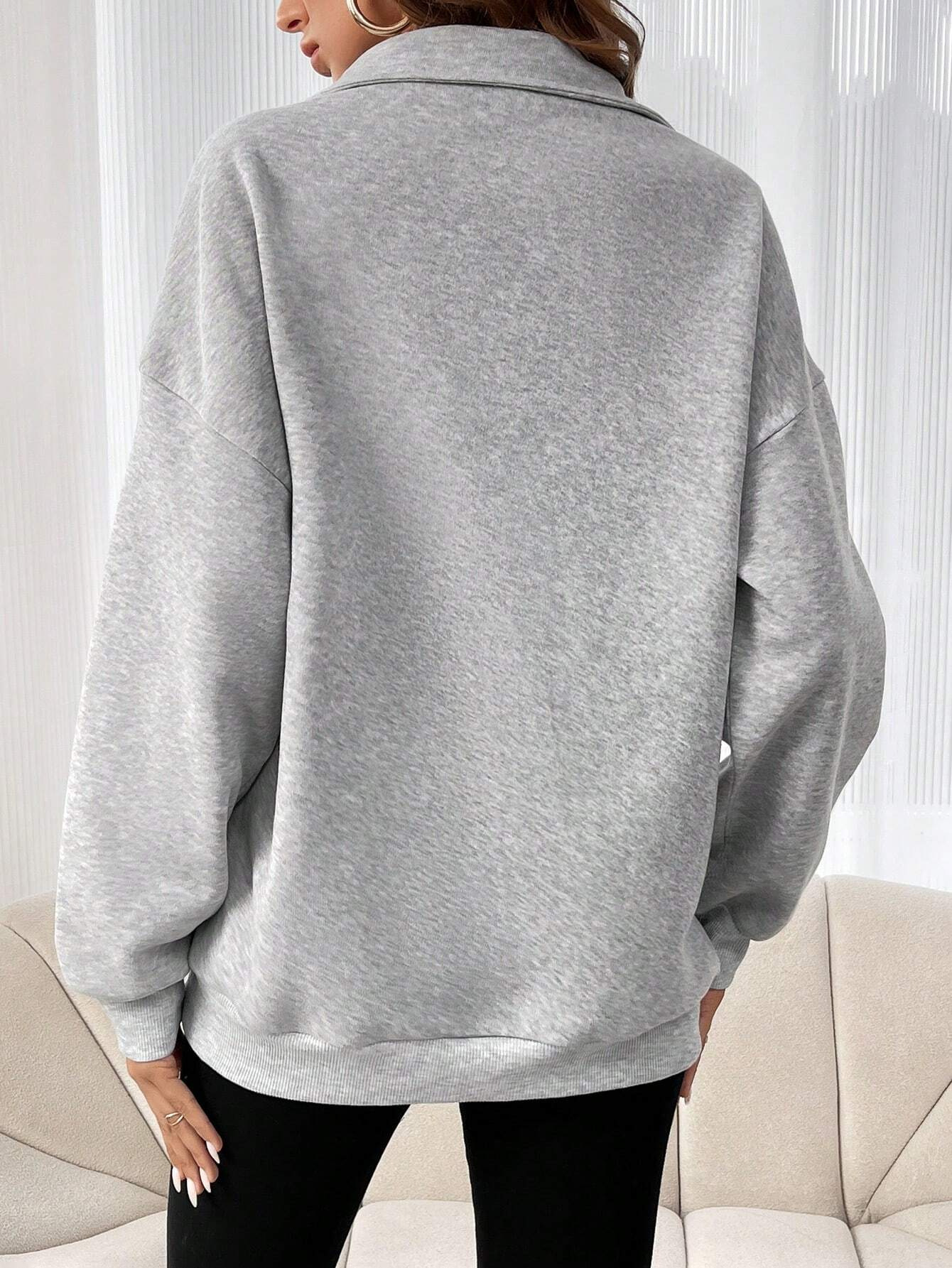 Long Sleeve Sleeve Length Hoodies & Sweatshirts Long Sleeve Streetwear Solid Color