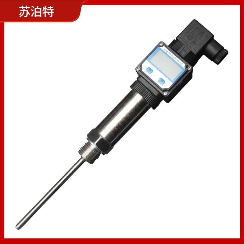 Интегрированный датчик температуры Hessmann, подключаемый термометр, датчик 4–20 мА, термическое сопротивление PT100