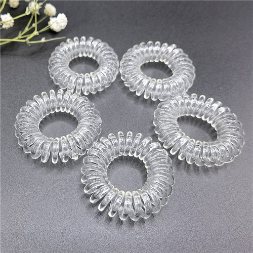 3.5CM black phone cord hair tie children's headband Yiwu jewelry wholesale street stall foreign trade children's headwear jewelry