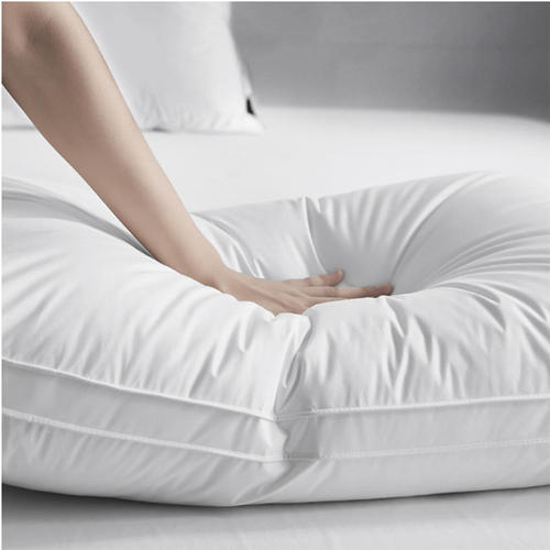 All-cotton five-star hotel pillow core, inn, hotel, pure white pillow, single person down feather pillow, high-end neck pillow