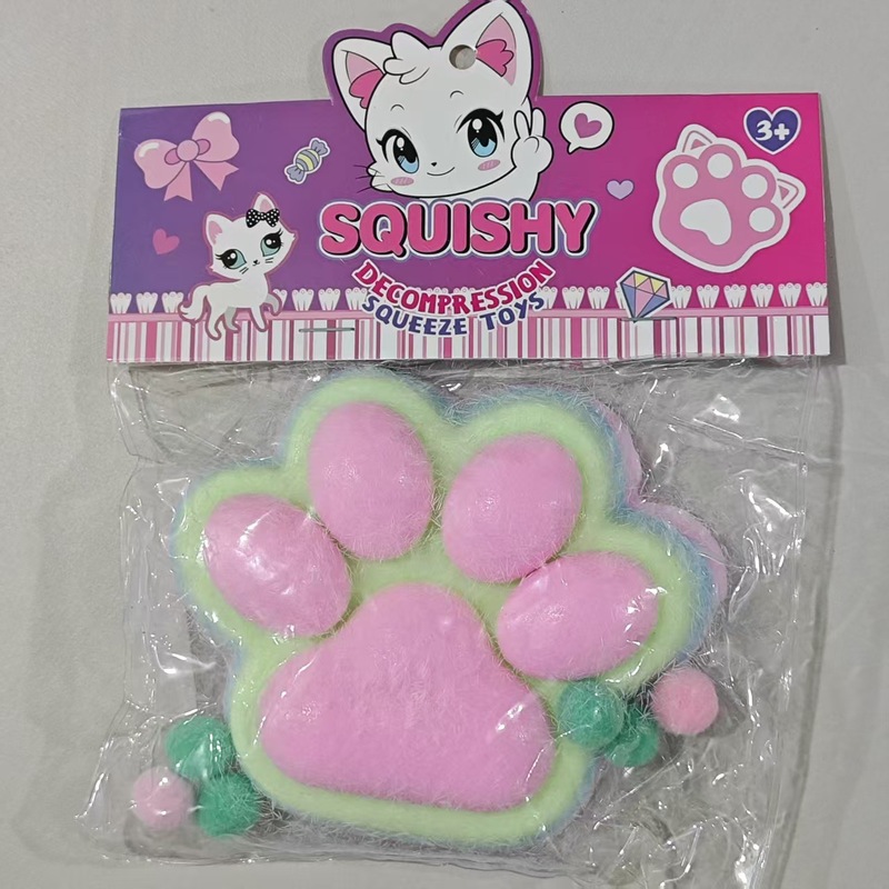 猫の爪ピンチ卸売減圧おもちゃ大型シリコン猫の爪ピンチ泥のような感触高価値減圧アーティファクト|undefined