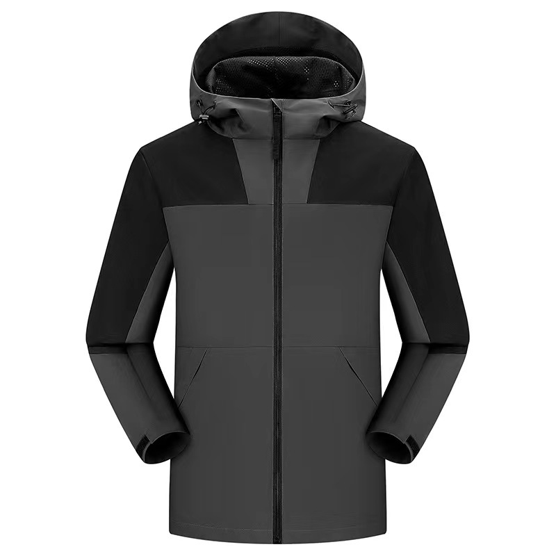 Chaqueta de Montañismo Impermeable y Cortavientos para Hombre y Mujer, Chaqueta Tres en Uno para Actividades al Aire Libre, Ropa de Trabajo Personalizada con Logotipo