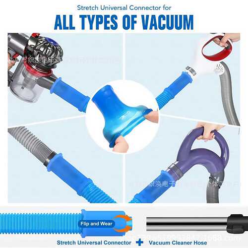 Hot vacuum cleaner vent cleaning kit dryer ventilation vacuum hose lint remover