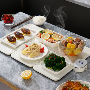 Multi-functional warm food insulation board heating insulation thawing hair local yeast splicing folding insulation cutting board three-piece