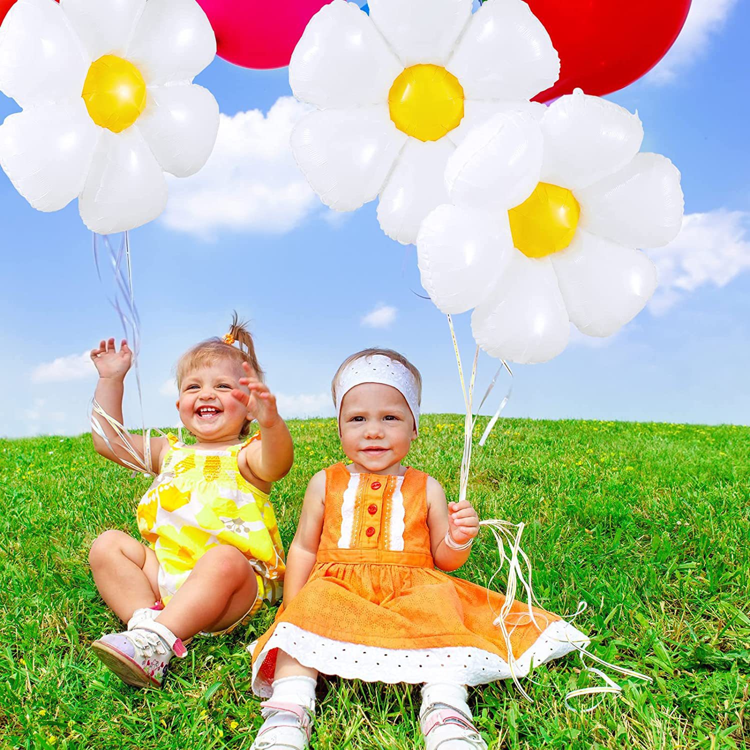 Flower Pattern Flower Aluminum Film Party Balloon