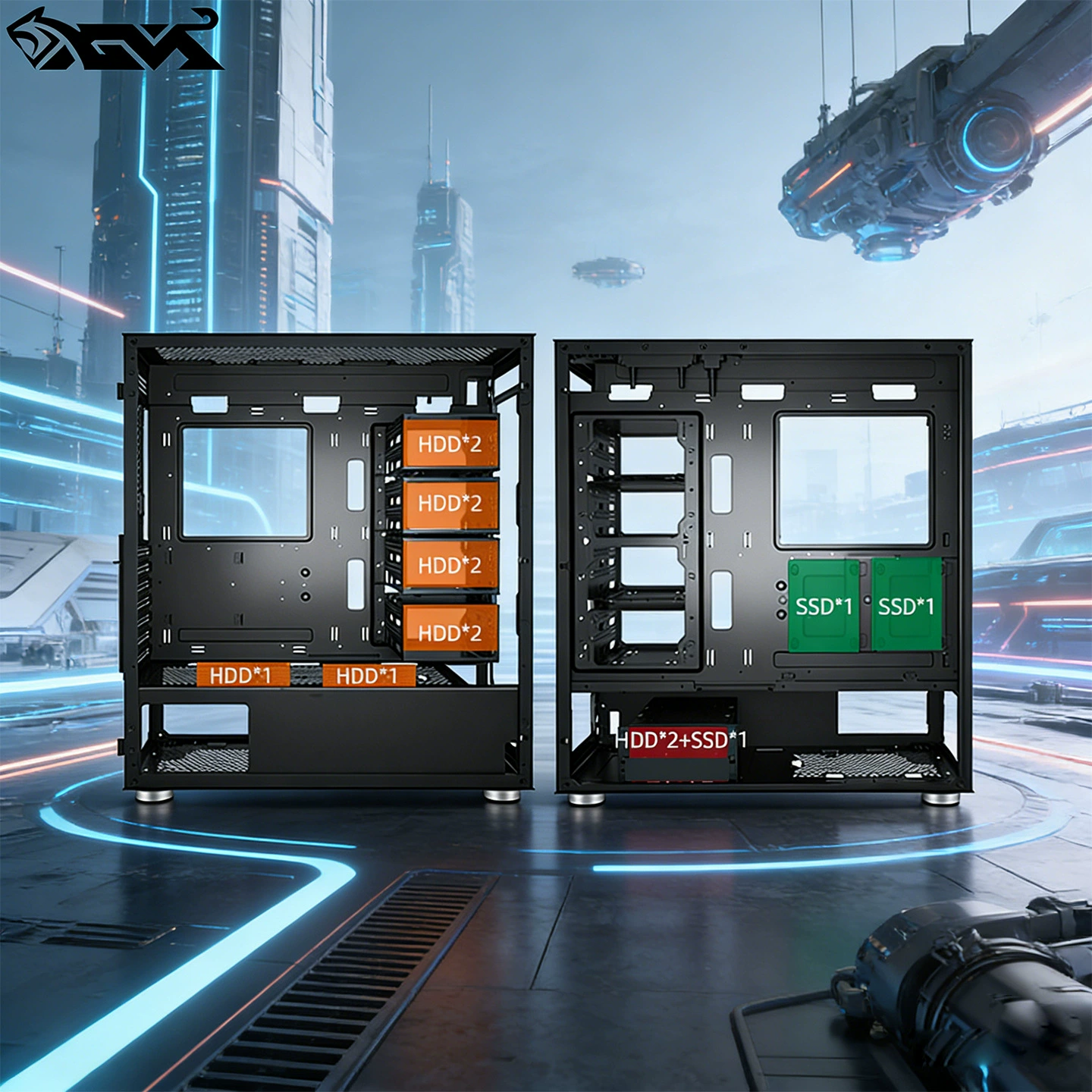 Sahara X1000 more NAS server chass