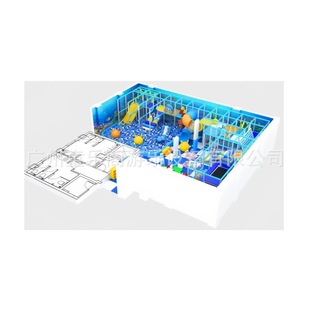 Large Intelligent Naughty Castle·Shopping Mall Parent-Child Paradise Lighting Sound Effect Projection Slide Ball Pool