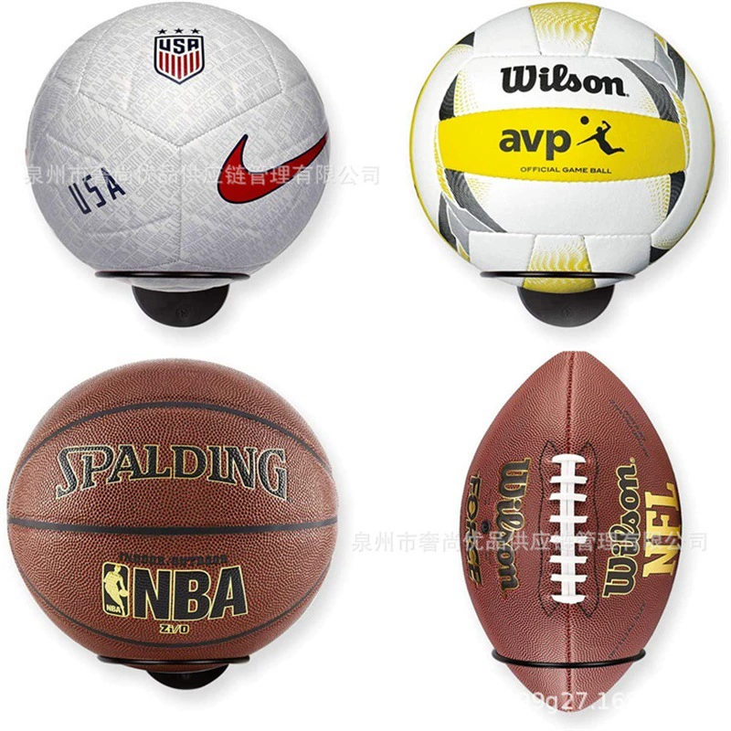 Настенный кронштейн для мячей, стойка для демонстрации баскетбольных мячей, футбольных мячей, круглая стойка для баскетбольных мячей, железный кронштейн для стойки для мячей