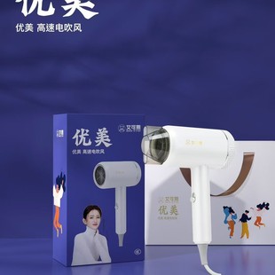 AikoXiong beautiful high-speed hair dryer (national standard) high-grade gift box exquisite handbag household hair dryer
