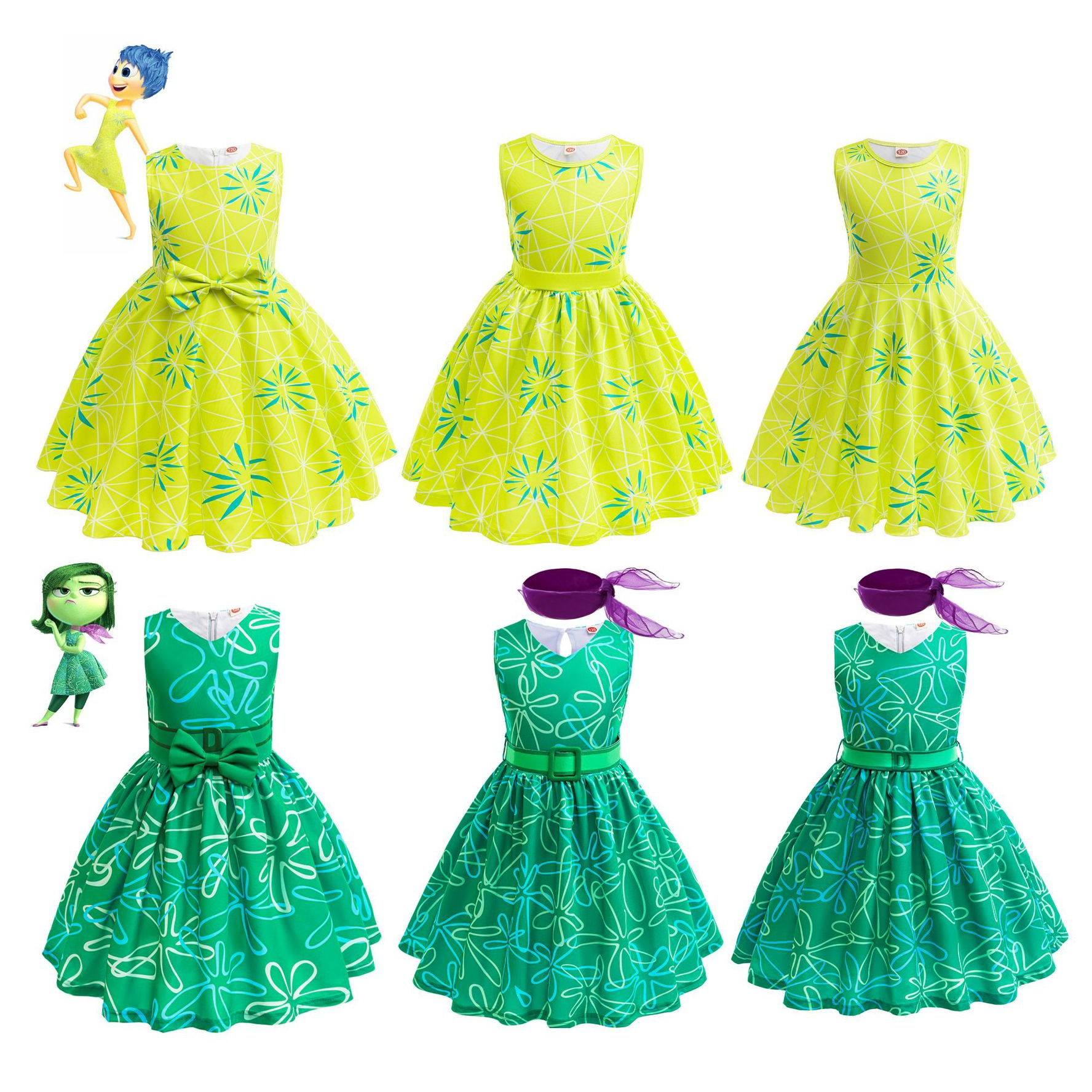 Children's cos clothing Inside Out Leleyanyan same dress Liuyi stage…