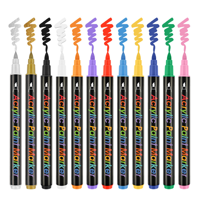 Body Painting Pen Temporary Tattoo Pen Wipeable Tattoo Body Marker Pen Water-Based Skin Temporary Tattoo Marker