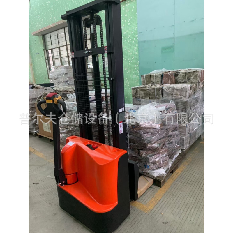 1吨1.5吨全电动堆高车电动叉车托盘仓储搬运车液压升高托盘装卸车