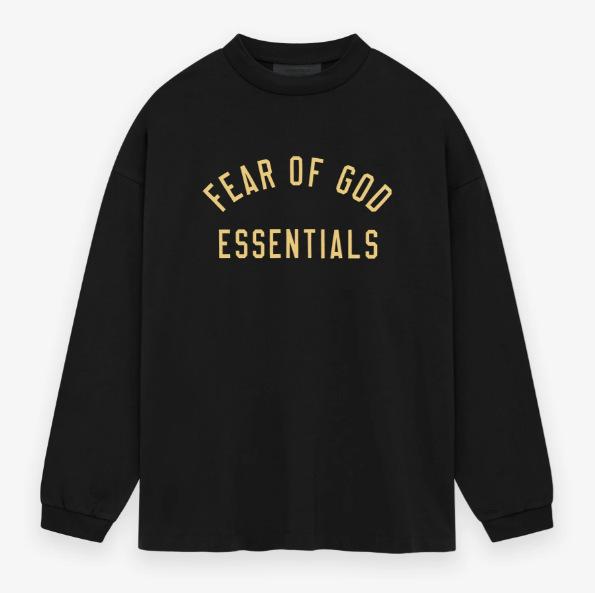 24FW欧米のファッションブランドエッセンティアルスFOGアルファベットプリント半袖tシャツ男女長袖tシャツパーカー|undefined