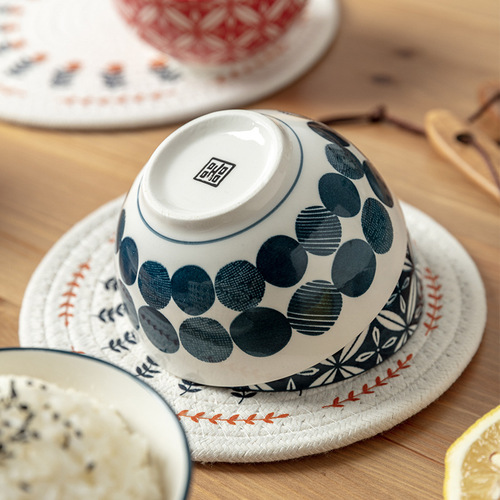 Xiaozuo Japanese tableware bowl creative ceramic soup bowl rice bowl home bowl set new home bowl