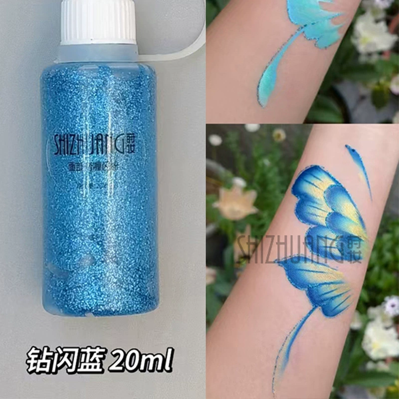 Детиное Painted блестящие ногти sequins для лица для макияжа глаз