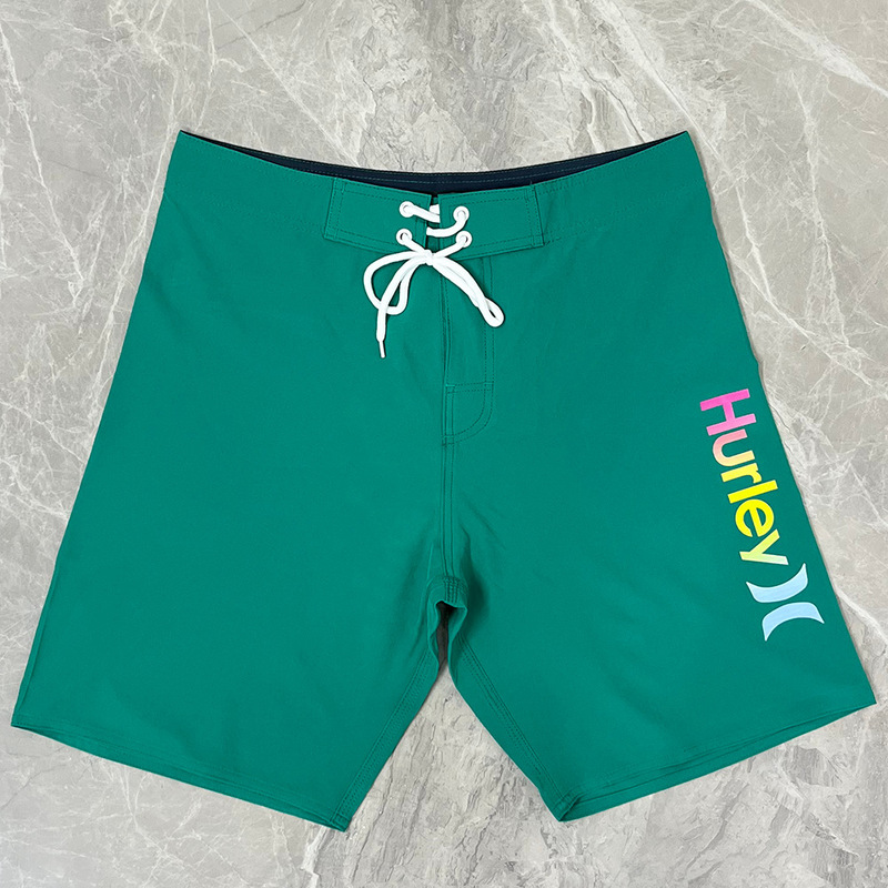 Quick-drying men's beach pants cross-border e-commerce Hurley water-repellent elastic surfing pants bodybuilding fitness competition pants