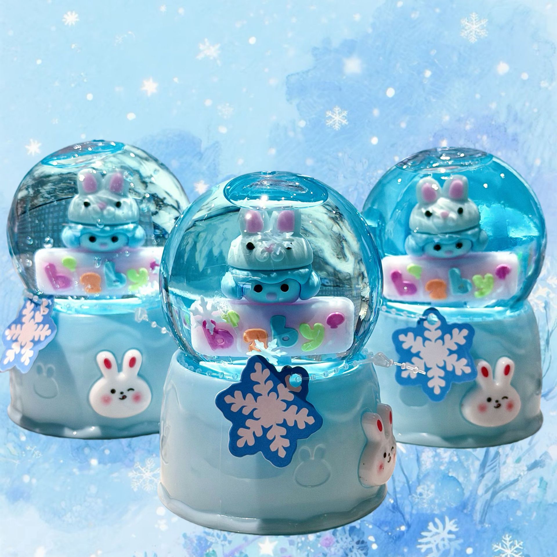 Bola de cristal espumante pegamento descomprimido no pegajoso Q-bala lindo pegamento espumante barro de cristal slime juguete pequeño para niños