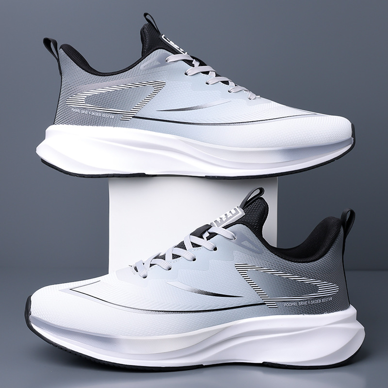 Zapatos de hombre otoño e invierno nuevo estilo de cuero todo fósforo suela suave zapatos deportivos ligeros zapatos para caminar zapatos para correr de moda zapatos casuales