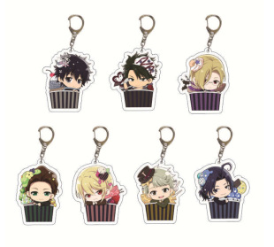 Myriati acrylic peripheral keychain cartoon double-sided hanging ornaments can be in stock new cute