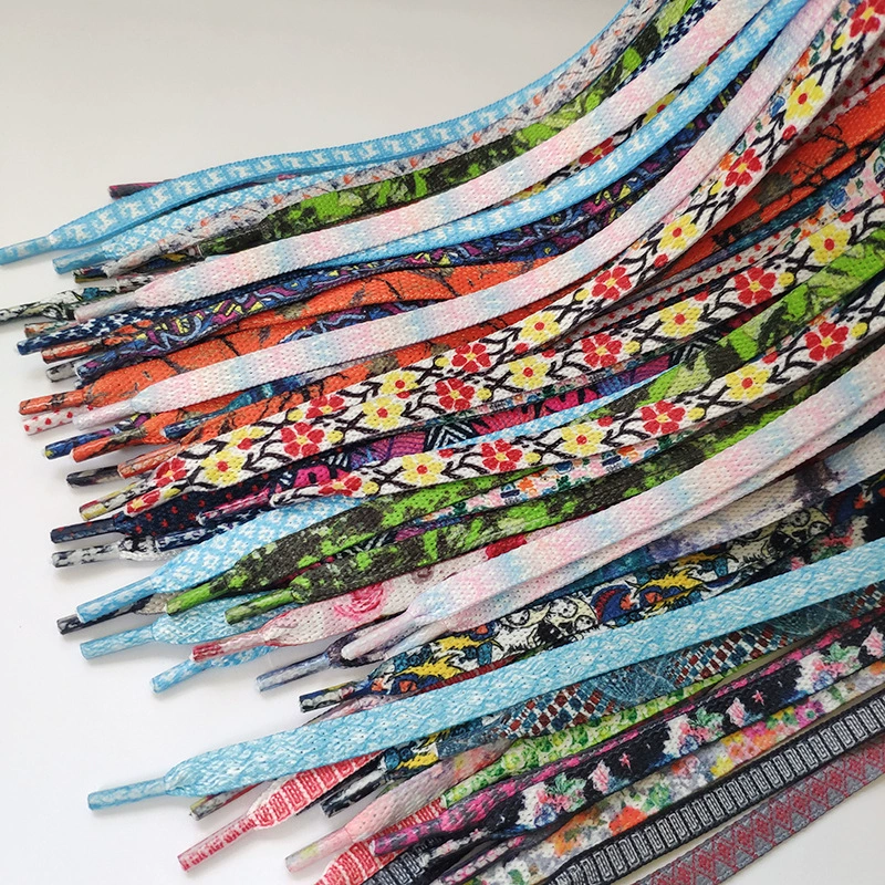 Цветные шнурки с принтом в этническом стиле Fit Air Force One Повседневная парусиновая обувь Белые туфли Черно-белые Красный Желтый Синий Розовый